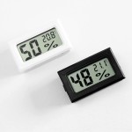 skrskr Mini indicateur électrique de température et d'humidité Affichage numérique intégrable hygromètre sans Fil pour Reptiles d'intérieur extérieur pour Animaux de Compagnie