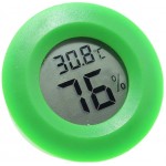 Thermomètre de boîte à reptiles hygromètre hygromètre numérique en forme de mètre d' humidité de la température pour la maison de chambre intérieure vert Jouets amusants pour animaux de compagnie