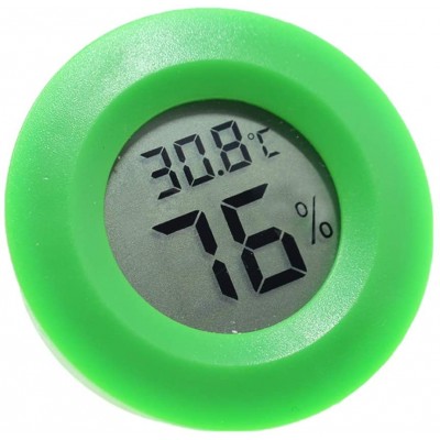 Thermomètre de boîte à reptiles hygromètre hygromètre numérique en forme de mètre d' humidité de la température pour la maison de chambre intérieure  vert  Jouets amusants pour animaux de compagnie