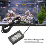 Thermomètre et Hygromètre Numériques Intégrés pour Incubateurs Couveuses Cuve à Reptiles Aquarium Mesures de Température et d'humidité -50 70 et 10% à 99%