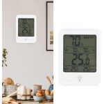 Thermomètre numérique -20℃-70℃ Humidimètre pour les lieux de contrôle de la température pour la maisonMC41 white with backlight