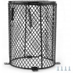 Abat-Jour de Lampe Chauffante Terrarium Cage de Protection pour Prévenir Les Brûlures Animaux Libres Grand Rond