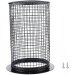 Abat-Jour de Lampe Chauffante Terrarium Cage de Protection pour Prévenir Les Brûlures Animaux Libres Petit Rond