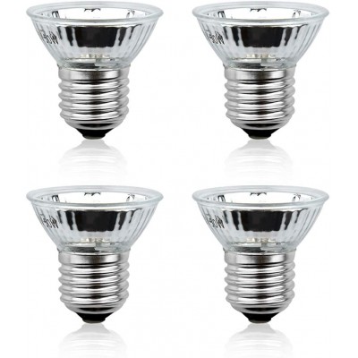 Bonlux Lot de 4 ampoules chauffantes E26 E27 50 W à intensité variable 220 V UVA + UVB Lampe solaire 2700 K