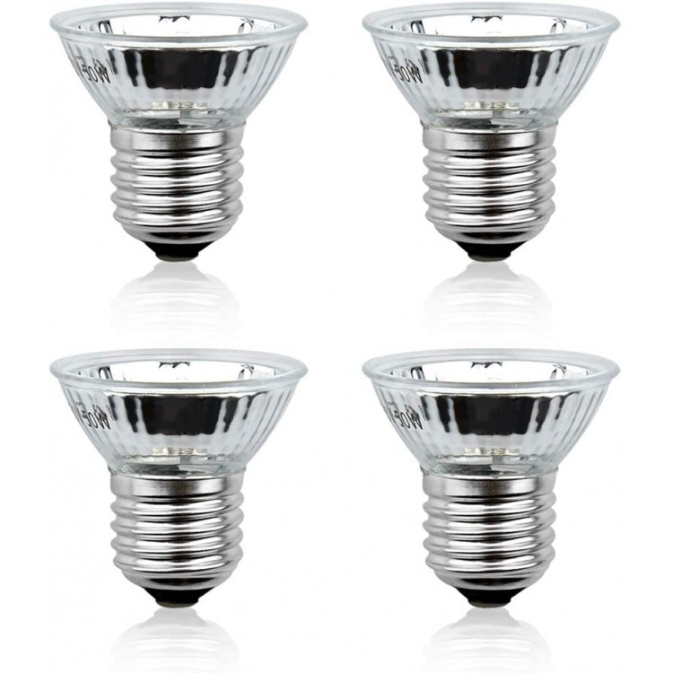 Bonlux Lot de 4 ampoules chauffantes E26 E27 50 W à intensité variable 220 V UVA + UVB Lampe solaire 2700 K