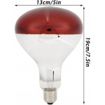 CUTULAMO Ampoule Rouge pour couveuse Poussins Ampoule de Lampe chauffante Durable Uniforme Efficace température Pratique Facile à Utiliser pour Les Animaux de Compagnie