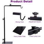 Support de lampe pour reptile Support fixe Lampe chauffante réglable en métal Pour terrarium en verre S : 30 x 64 cm abat-jours non inclus