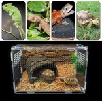 Magent Boîte d'alimentation D'insectes Terrarium Phasme Terrarium pour Reptile Amphibien Boîte Transparente D'élevage De Reptiles en Acrylique