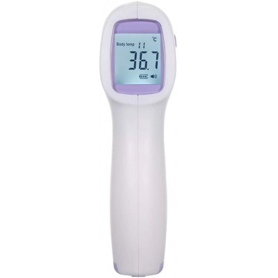 Artibetter Thermomètre Frontal Thermomètre Portable Portable Thermomètre sans Contact Chaleur Sonde de Température à Vérification Rapide pour La Clinique de Magasin à Domicile