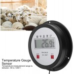Cikonielf Thermomètre numérique Mini sonde thermomètres jauge de température mètre pour terrariums de boîte d'élevage d'incubateur