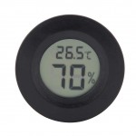 Garosa Thermomètre Reptile Hygromètre Moniteur de température d'humidité intérieure pour thermomètre d'hygromètre numérique Miniature avec Grand écran LCD et rétroéclairage pour ReptileNoir