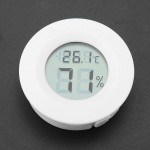 Hffheer Thermomètres Grand Écran LCD Indicateur d'Humidité Température pour Reptiles Maison Voiture BureauBlanc