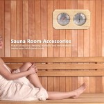 Hygromètre de sauna 2 en 1 portable pour salle de sudation