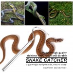 Crochet de serpent ergonomique robuste et durable avec poignée antidérapante attrape-serpent pince à serpent reptile pour le serpent