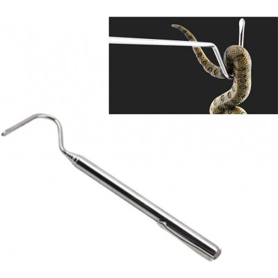 Dbtxwd Crochet de Serpent Crochet de Reptile escamotable à Manche de Serpent télescopique pour Serpent Python