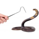 Pince à serpent attrape-serpent et crochet de serpent durable attrape-reptile en acier inoxydable pour reptile de serpent