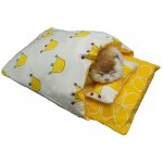 FDLFRY Lit De Chats Amovible Sac De Couchage De Chat Sac De Couchage Produits De Fournitures pour Chats BIG Pet Dog Bed Cat House Cave Confortable,1,45X30CM